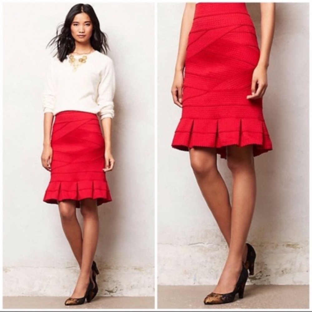 Anthropologie Girls from Savoy Skirt